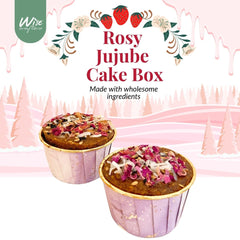 Rosy Jujube Cake Box