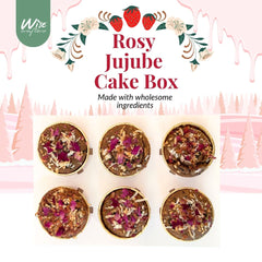 Rosy Jujube Cake Box
