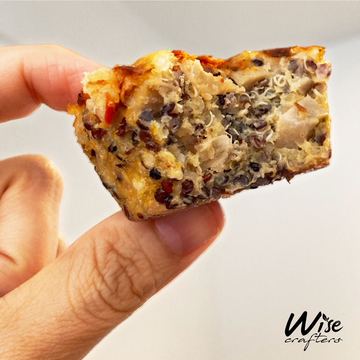 Kohlrabi Kimchi Quinoa Quiche with Tomato Chickpea Chutney