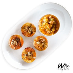 Organic Quinoa Quiche with Tomato Chickpea Chutney