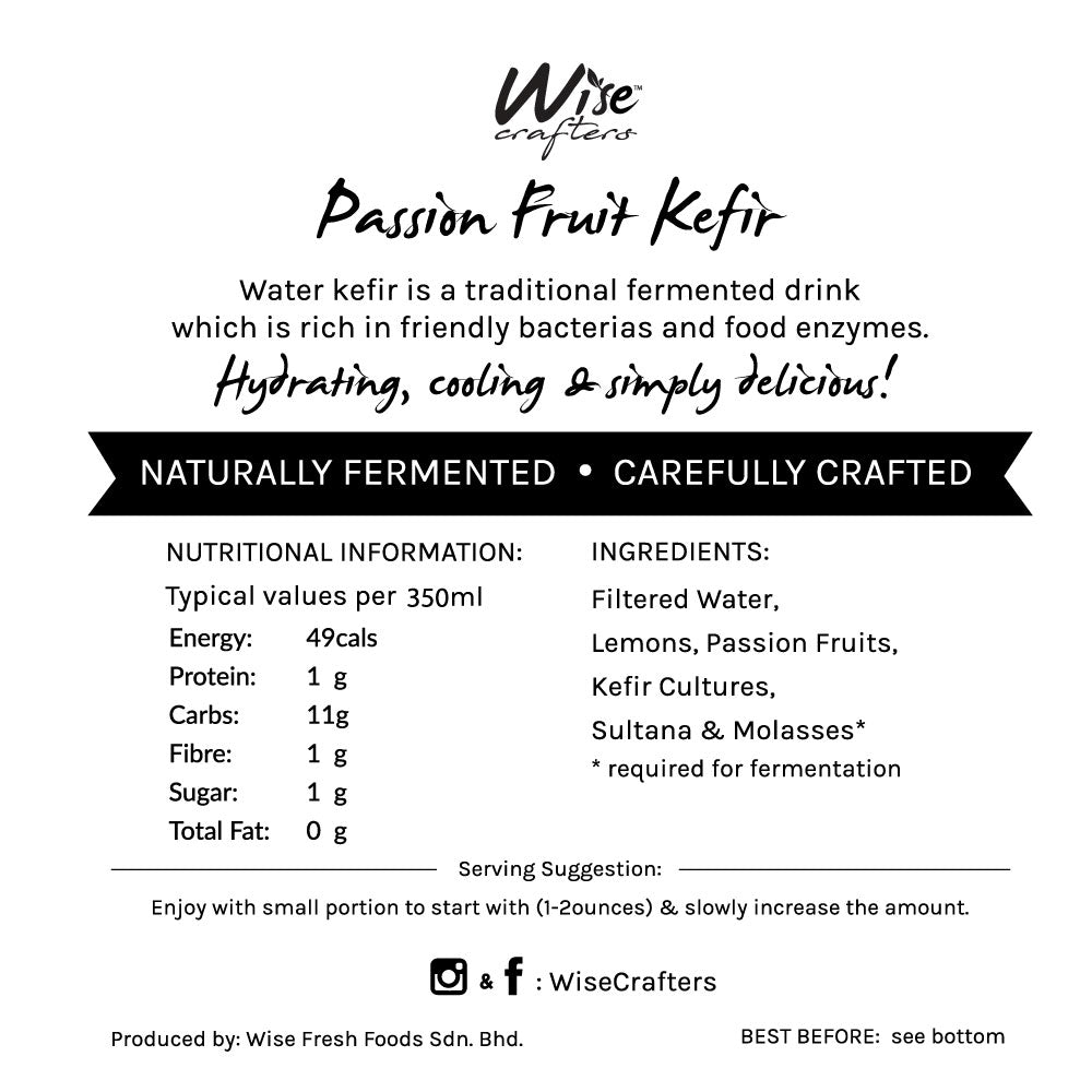 Passion Fruit Juice Kefir