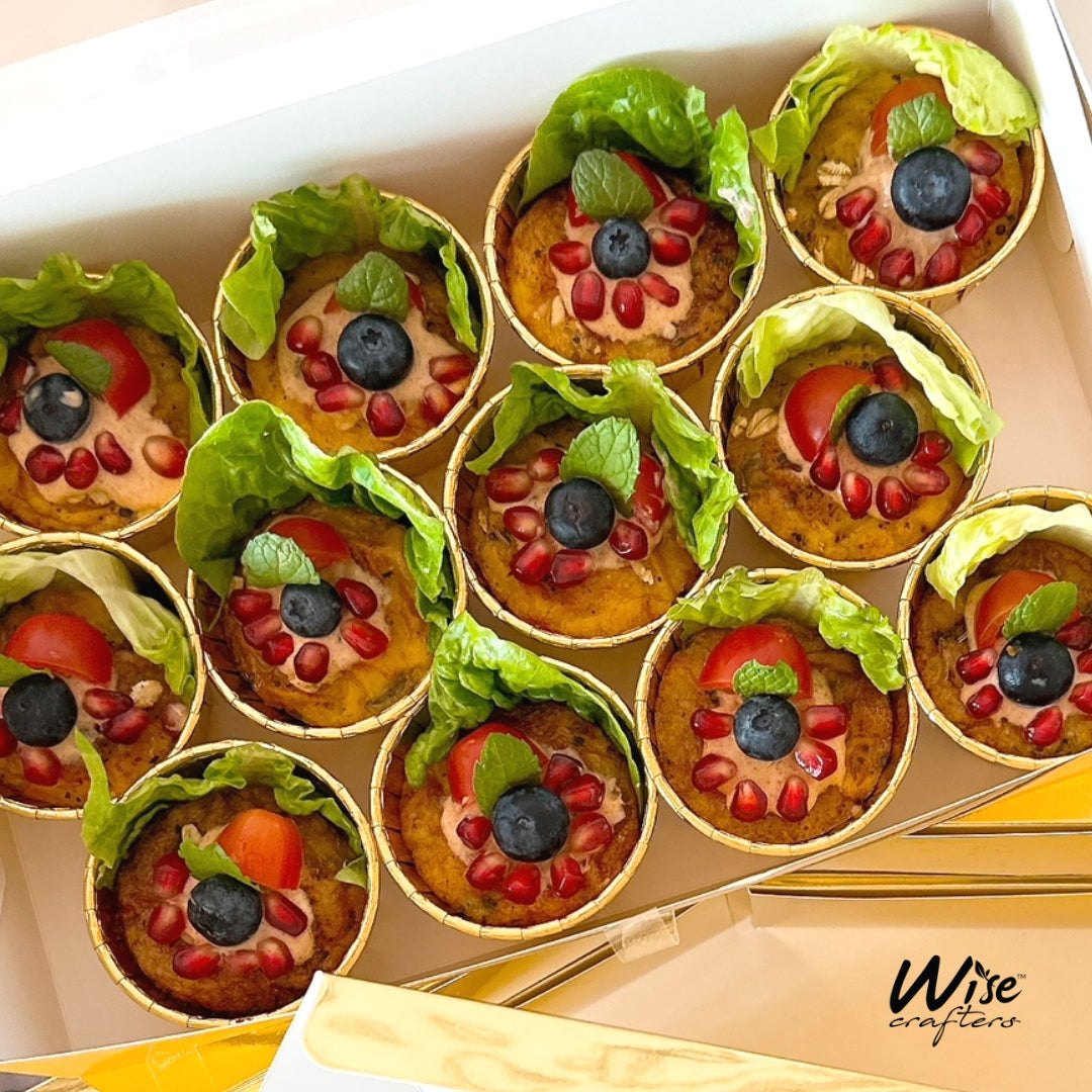 Golden Quinoa Quiche High Tea Box( FREE DELIVERY*)