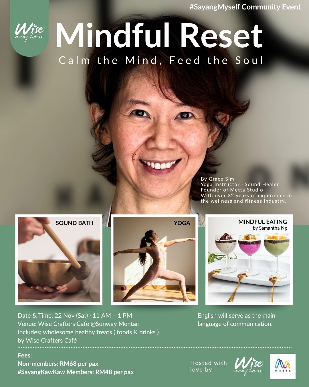 #SayangMyself : Mindful Reset Yoga & Sound Bath