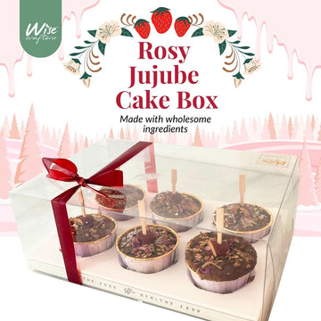 Rosy Jujube Cake Box
