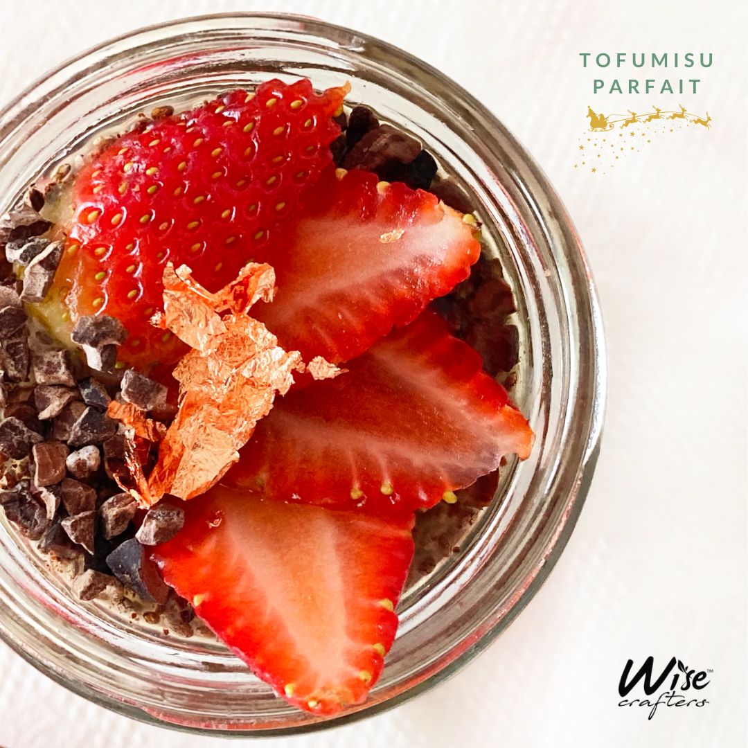 Tofumisu Parfait: Strawberry  Cocoa  Sundae