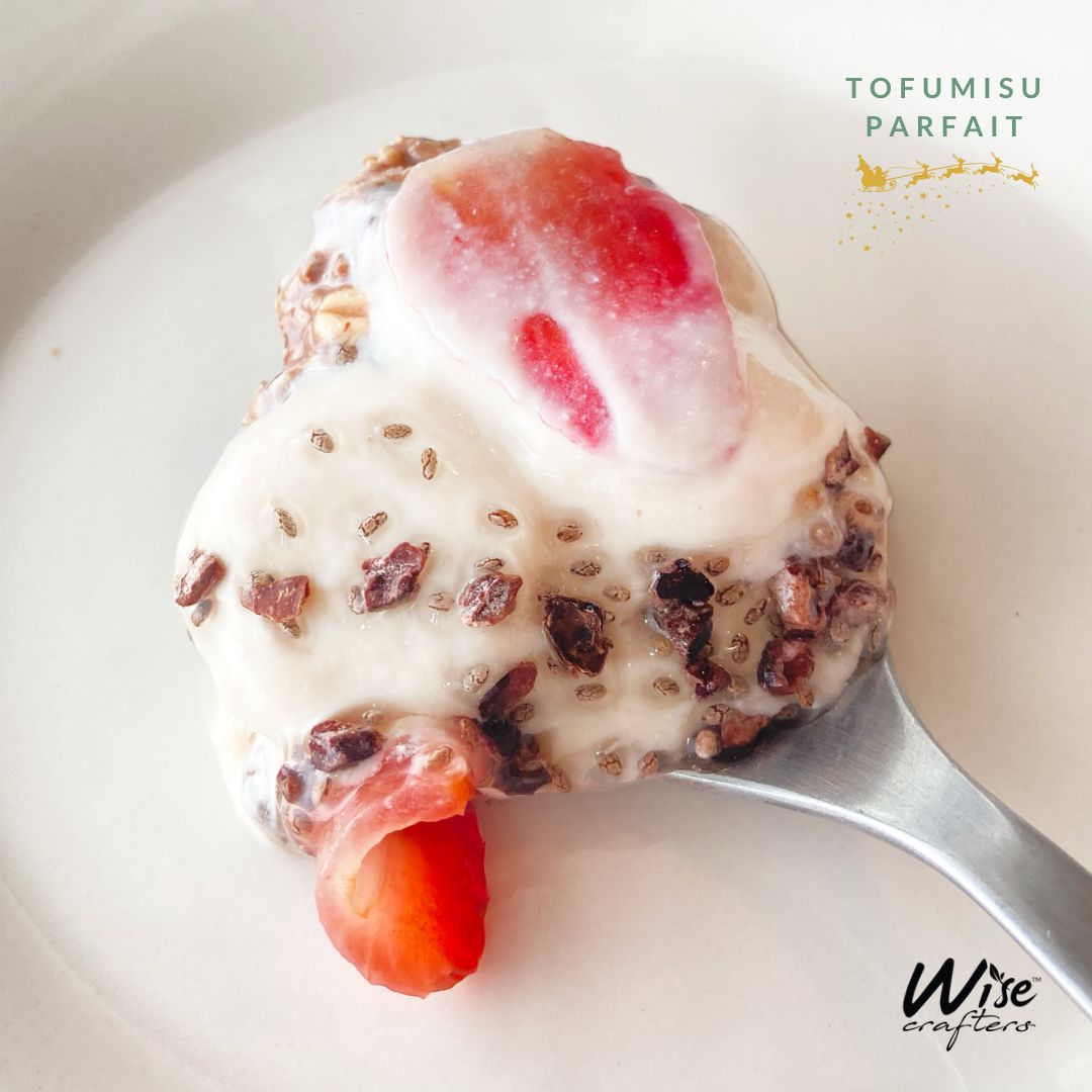 Tofumisu Parfait: Strawberry  Cocoa  Sundae