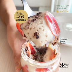 Tofumisu Parfait: Strawberry  Cocoa  Sundae