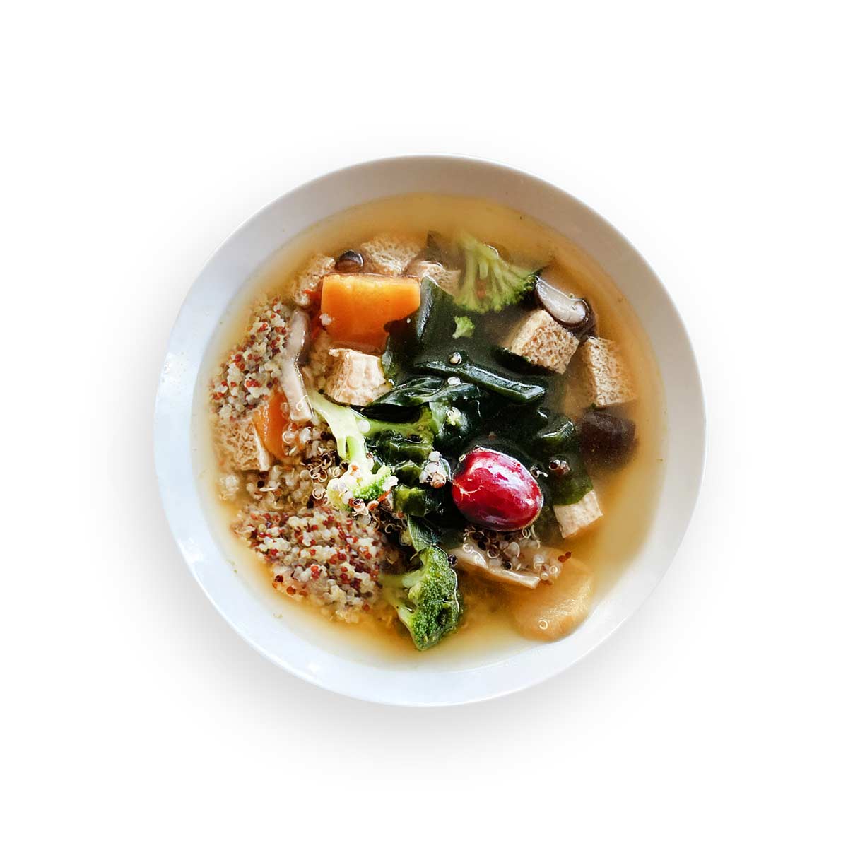 Seaweed Red Date Quinoa Soup